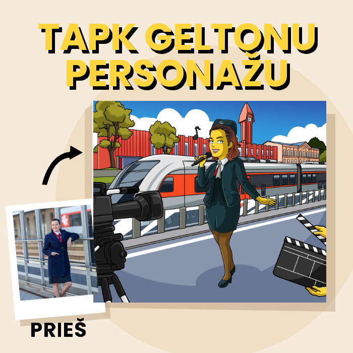 Geltonas portretas